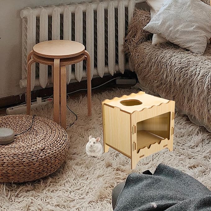Small Animals Hiding House Creative Hamster Digging Box for Interactive Play Lightweight Design Pet Nest for Hamsters and Small Pets Enhances Enrichment and Exercise