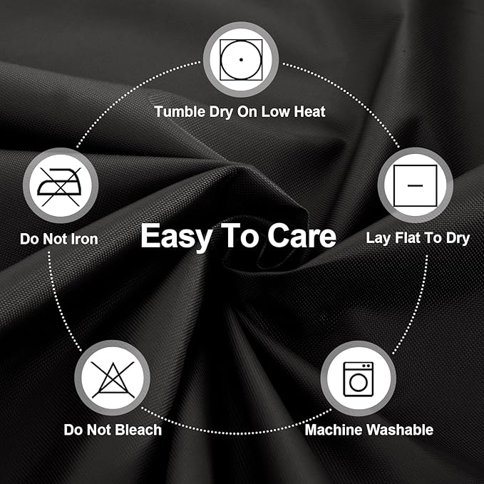 OutdoorLines Waterproof Outdoor Patio Heater Covers with Zipper and Storage Bag, Dust-proof UV-Resistant Windproof Propane Heavy Duty Heater Cover for Standing Heater, 2 Packs-89Hx33Dx19B inch Black