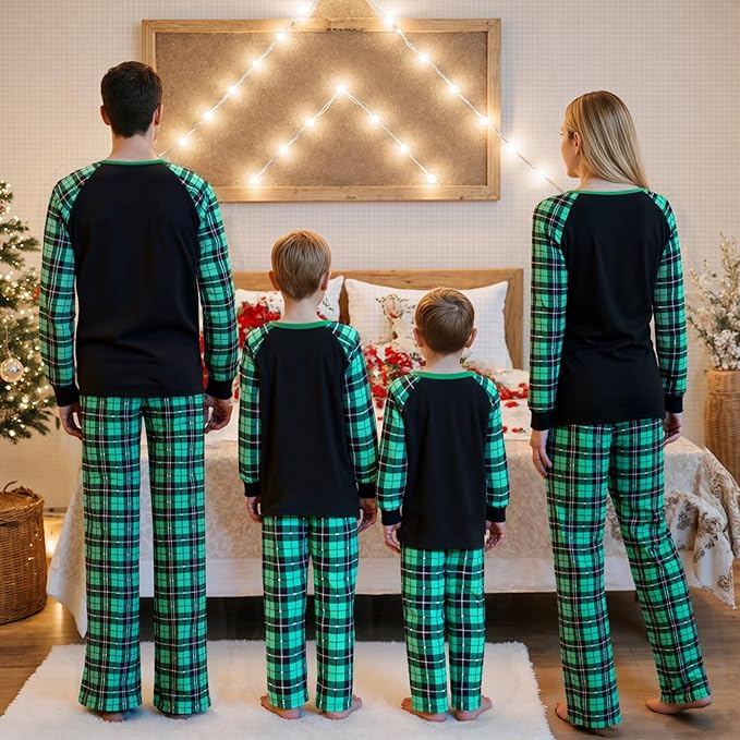 WephuPSho Christmas Family Matching Pajamas, Festive Xmas Jammies Sets for the Whole Family, Holiday Pjs Christmas