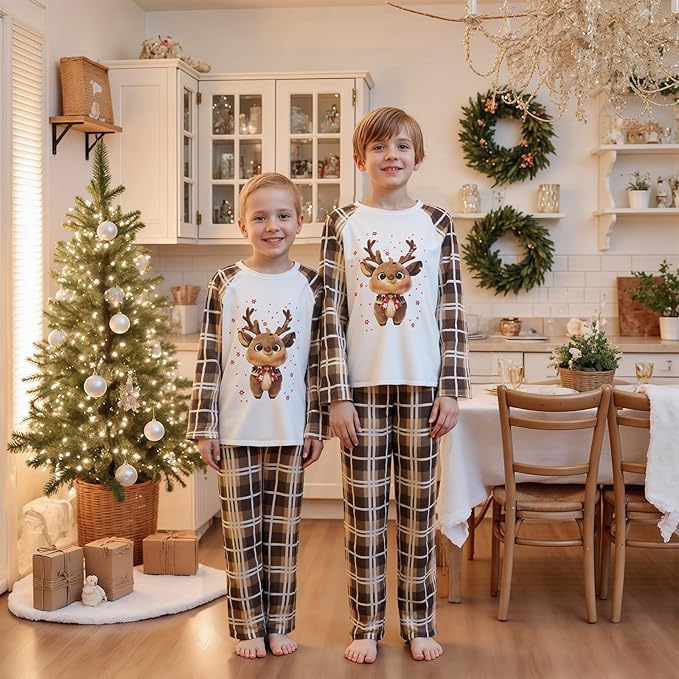 2024 Family Matching Pajamas Sets - Christmas Pjs Sleepwear Outfits for Holiday & Xmas Party