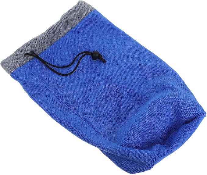 Fast Drying Pet Bathrobe Towel for Small Pets Soft Plush Absorbent Towel with Drawstring Comfortable for Ferrets and Guinea Pigs