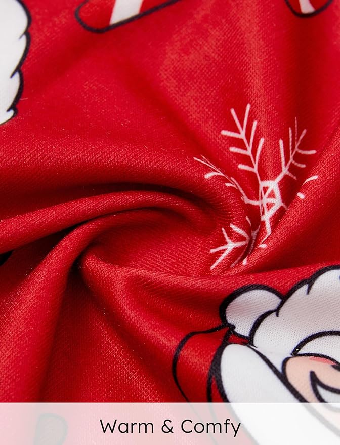 PATPAT Matching Family Christmas Onesie Pajamas – Holiday Hooded Jumpsuit Sleepwear PJs Couples Xmas Loungewear with Socks
