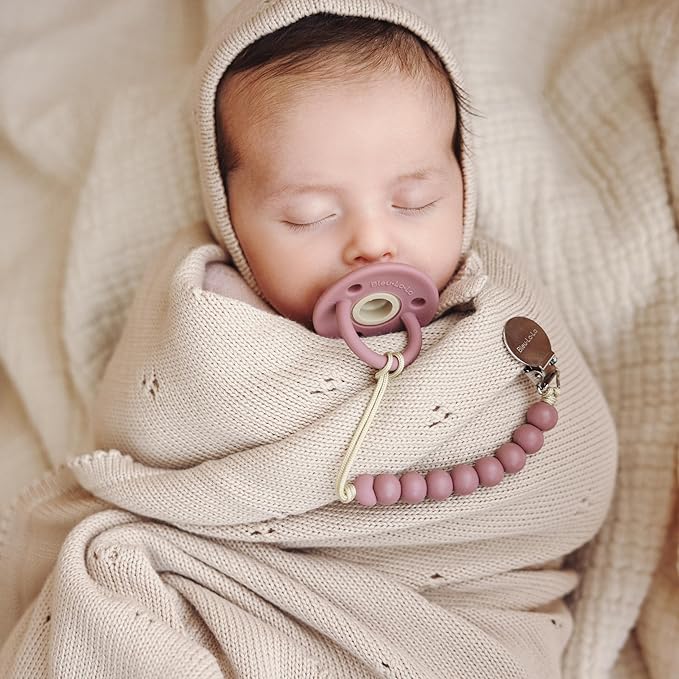 Luxury Organic Pointelle Receiving Blanket (Oatmeal)