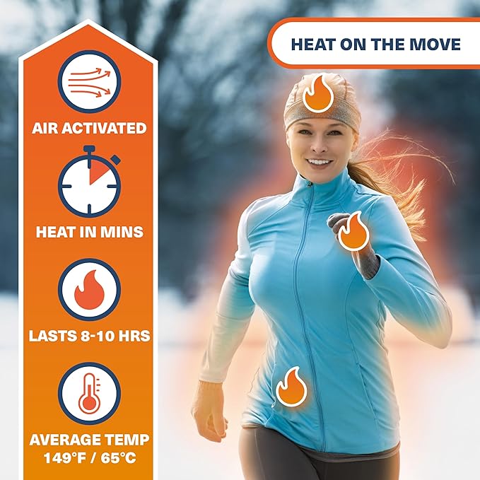 Bramble - Hand Warmers Disposable – Air-Activated Pocket Warmers for Hiking, Skiing, Camping, and Outdoor Activities – Provides Up to 10 Hours of Heat