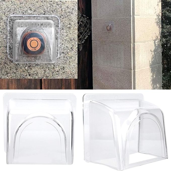 TOPINCN Plastic Rain Cover Beautiful Appearance Shell Shelter for Outdoor Access Controller Fingerprint Lock
