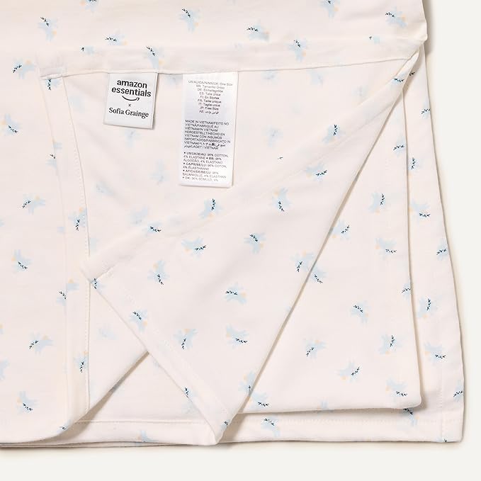 Amazon Essentials x Sofia Grainge Unisex Babies' Swaddle Blanket, Pack of 3