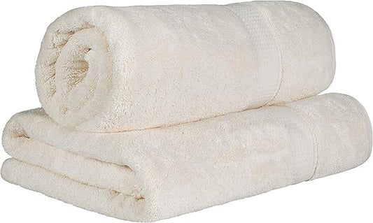 BLUENILEMILLS BNM 900 GSM Premium Quality Egyptian Cotton Bath Sheet Set, 2-Piece Highly Absorbent Sheets for Bathroom & Shower, Hotel & Spa Quality Lush, Durable Quick Dry