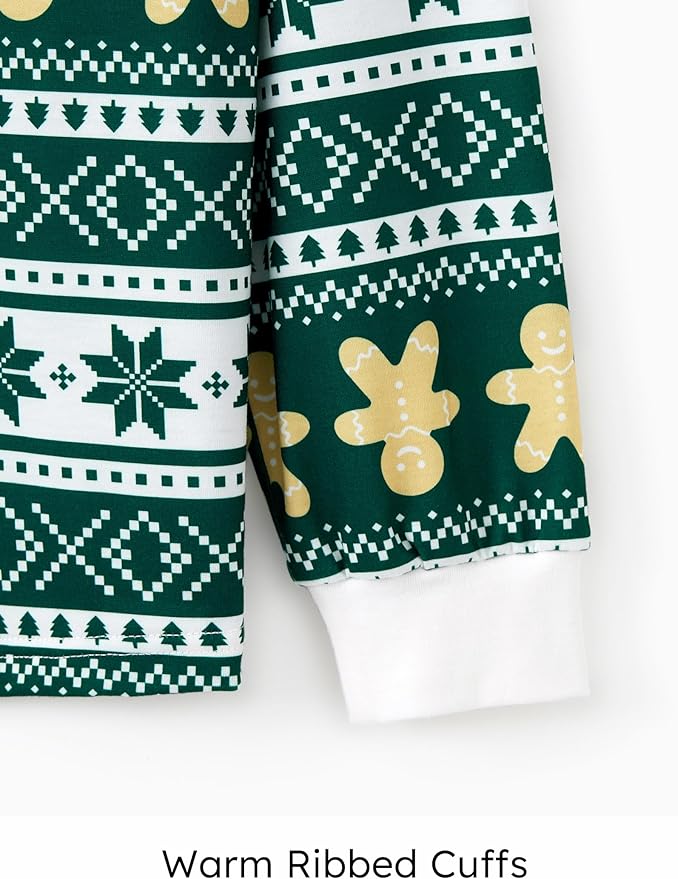PATPAT Christmas Family Matching Pajama Sets Includes Christmas Socks - Perfect for Family Photos & Holiday Celebrations