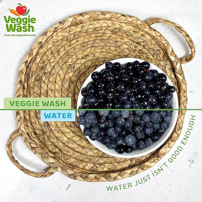 Veggie Wash Organic Fruit and Vegetable Wash Soaker, 32 Fluid Ounce