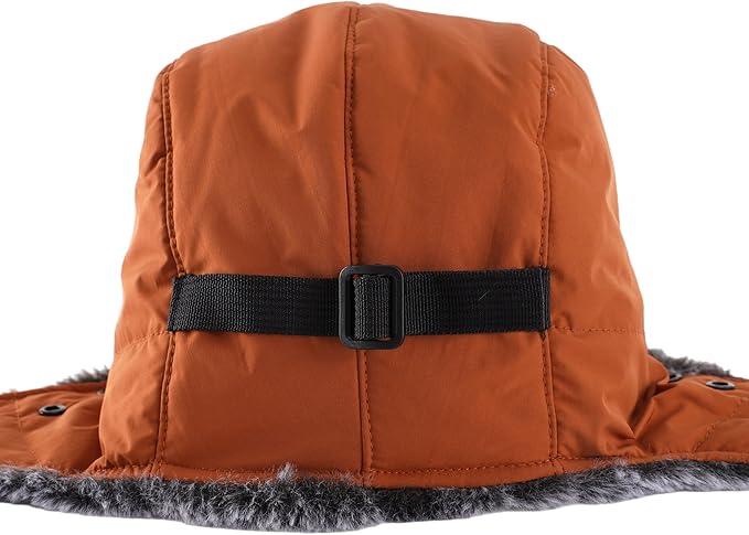 Connectyle Trapper Hat for Men Women Faux Fur Winter Hat with Ear Flaps Water-Resistant Hunting Hats Ushanka Skiing Cap