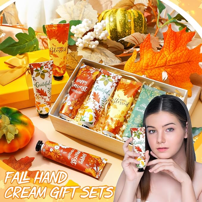 60 Pcs Thanksgiving Fall Hand Lotion Gifts Bulk for Women Maple Leaves Hand Cream 30ml Natural Botanical Fragrance Mini Lotion for Chapped Hands Travel Thanksgiving Autumn Party Supplies