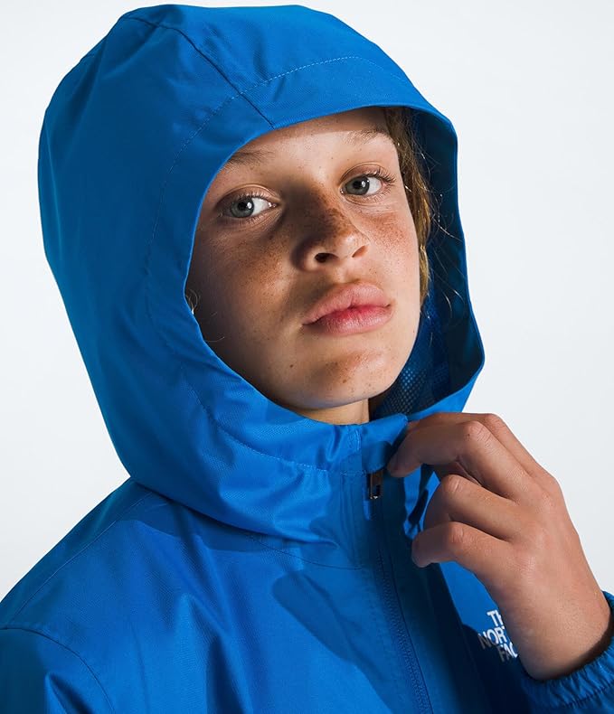 The North Face Unisex Kids Zipline Rain Jacket - Waterproof Rain Coat, Secure Zip Pockets, Weather Ready Hood