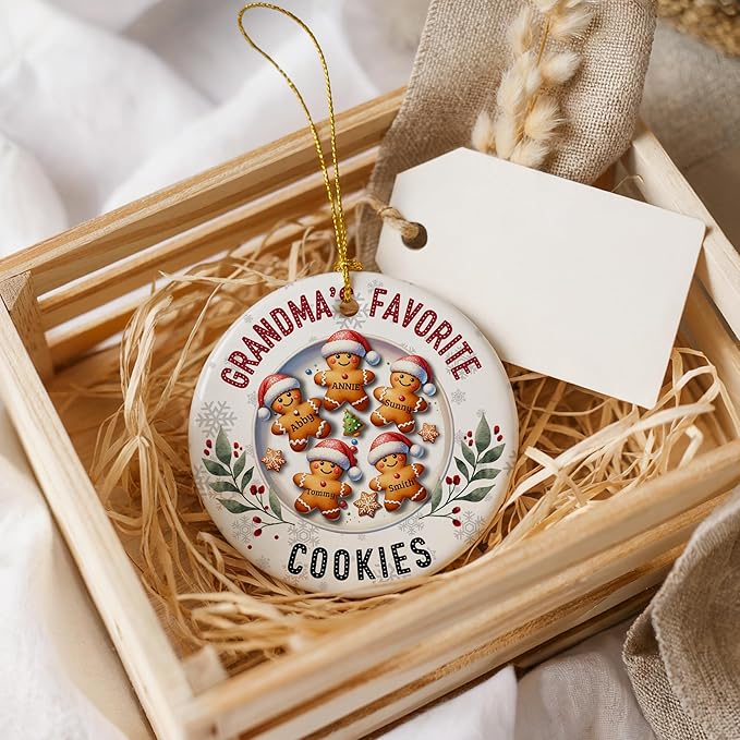 Personalized Christmas Ornament 2025 Personalized My First Christmas Ornaments Picture & Name Gift for New Mom, Dad, Grandson or Granddaughter Christmas Tree Keepsake Gift