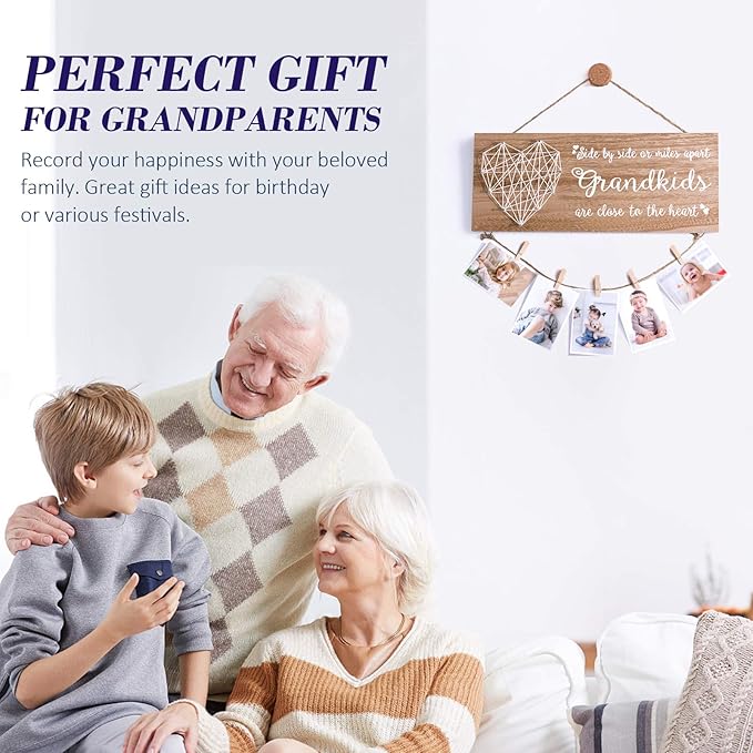 Best Grandma Gifts Christmas Gifts for Grandma Picture Frame, Birthday Gift for Nana from Grandchildren Granddaughter Grandson, Grandkids Photo Holder Grandpa Gigi Nana Gift for Thanksgiving