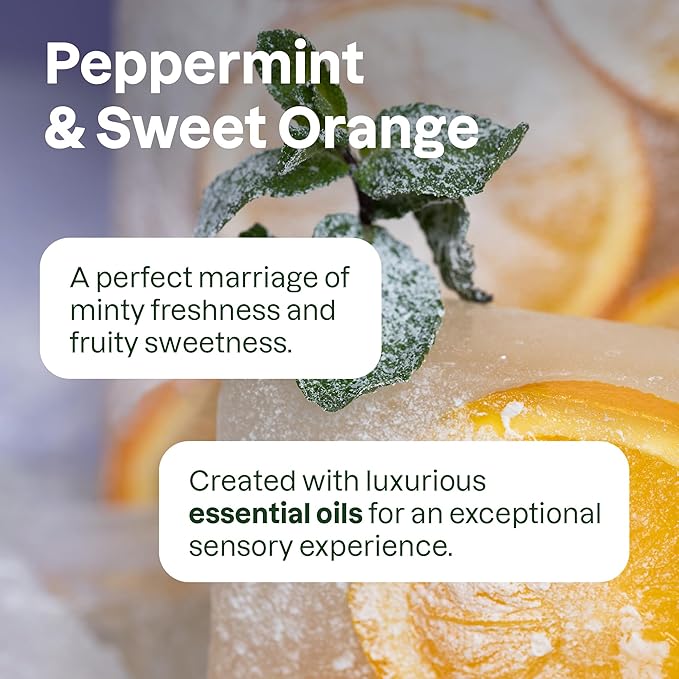 ATTITUDE Liquid Hand Soap, EWG Verified, Plant and Mineral-Based, Vegan Personal Care Products, Peppermint and Sweet Orange, 67.6 Fl Oz