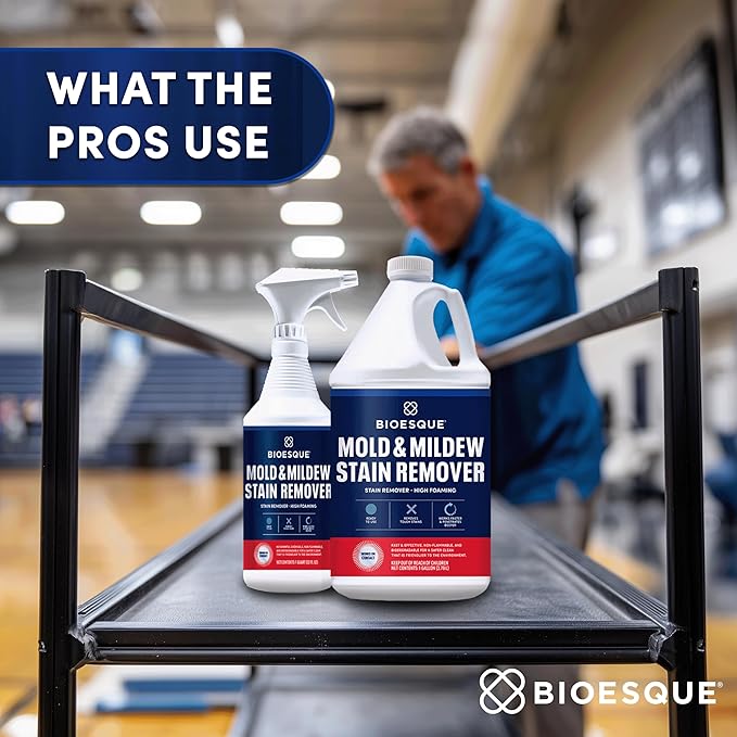 Bioesque Mold & Mildew Stain Remover, 1 Gallon (Pack of 4)