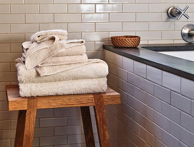 Coyuchi Cloud Loom Organic Towels, Bath Sheet - Undyed (39" x 65")