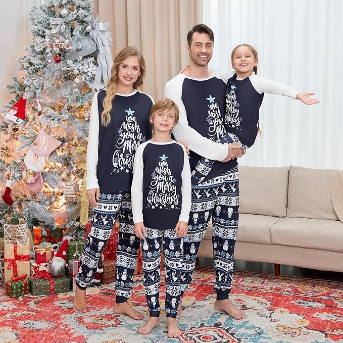 Christmas Pajamas for Family Matching Family Christmas Pajamas Set PJS Holiday Xmas Family Jammies Sleepwear