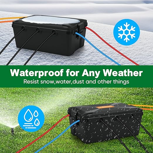 Blumway Large Outdoor Electrical Box (12.5x8.5x5 inch), IP54 Waterproof Outdoor Outlet Extension Cord Cover Weatherproof, Protect Outlet, Plug,Power Strip,Timer, Socket,Holiday Light