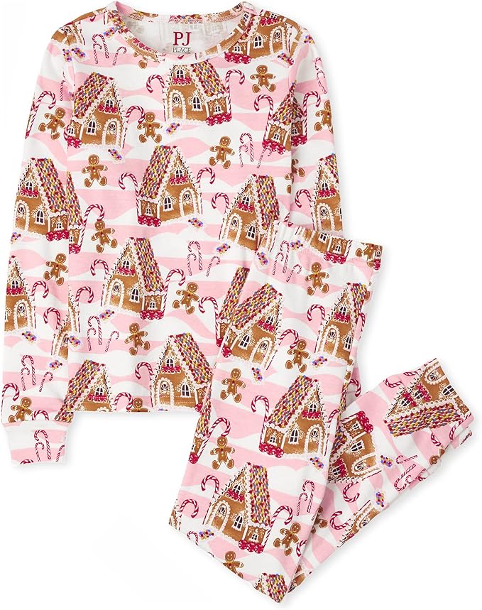 The Children's Place unisex-baby And Kids, Sibling Matching, Holiday Pajama Sets, Cotton