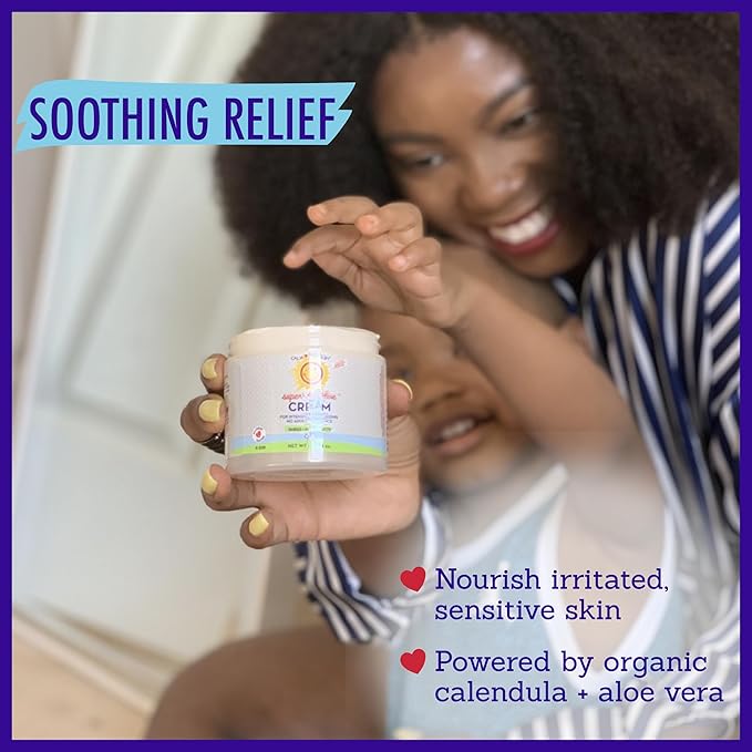 California Baby Super Sensitive Unscented Cream | 100% Plant-Based Moisturizer | Soothing Baby Lotion For Newborn | Hypoallergenic | 2.9 oz / 82 g