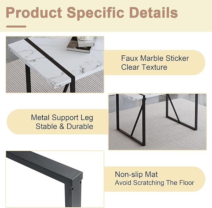 Modern 55'' Grey Wood Dining Table Set - Kitchen Table and Chairs Set of 4, Ideal for Dining Room