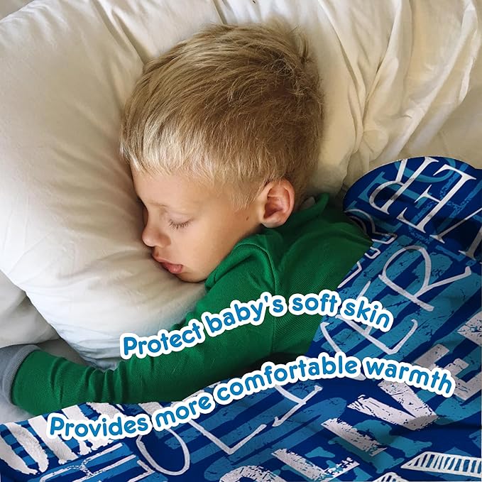Ships Next Day- Custom Blanket with Name, Personalized Kids Throw Blankets, Teen Girl Gifts Trendy Stuff, Christmas Birthday Gifts for Boys Girls