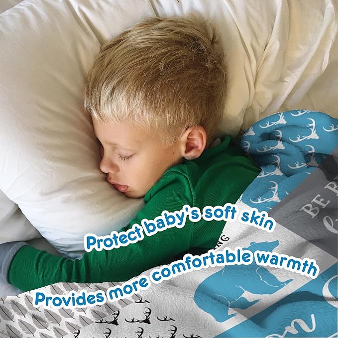 Ships Next Day- Custom Blanket with Name, Personalized Kids Throw Blankets, Teen Girl Gifts Trendy Stuff, Christmas Birthday Gifts for Boys Girls