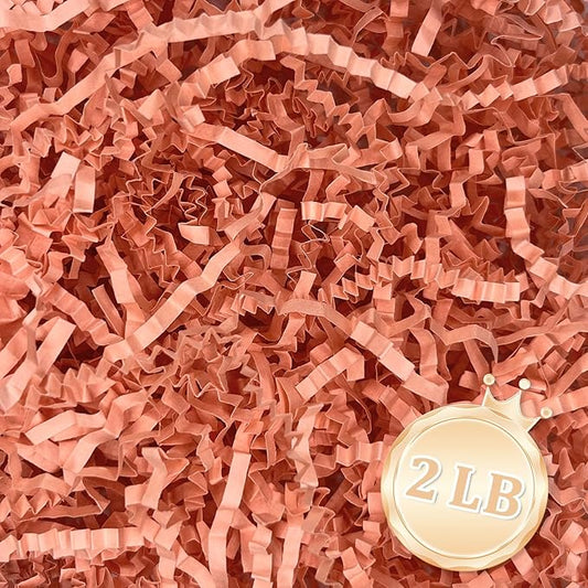 2 LB Dark Pink Crinkle Cut Paper Shred Filler Great for Gift Wrapping, Dark Pink Basket Fillers, Birthday, Gift Wrapping, Anniversary, Halloween Thanksgiving Christmas Party Decor Filling Supplies