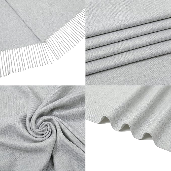 RIIQIICHY Women's Scarf Pashmina Shawls and Wraps for Evening Dress Bridesmaid Wedding Bridal Winter Warm Long Large Scarves