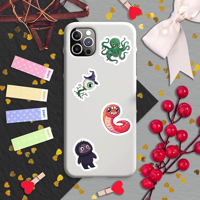 100Pcs Cryptid Stickers Waterproof, Decals - Cryptids Gifts, Party Supplies - Gift for Women & Men