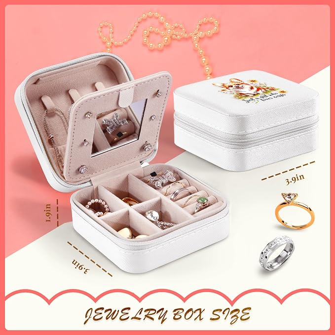Corgi Jewelry Box, Gifts For Teens Girls, Corgi Lovers Stuff Items Accessories Things Merchandise Decor Merch, Travel Ring Earrings Necklace Organizer Holder!
