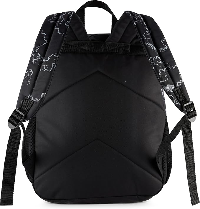 AI ACCESSORY INNOVATIONS Masters of the Universe Castle Grayskull Backpack for Kids, 16 Inch Bookbag featuring He-Man & Skeletor, Black