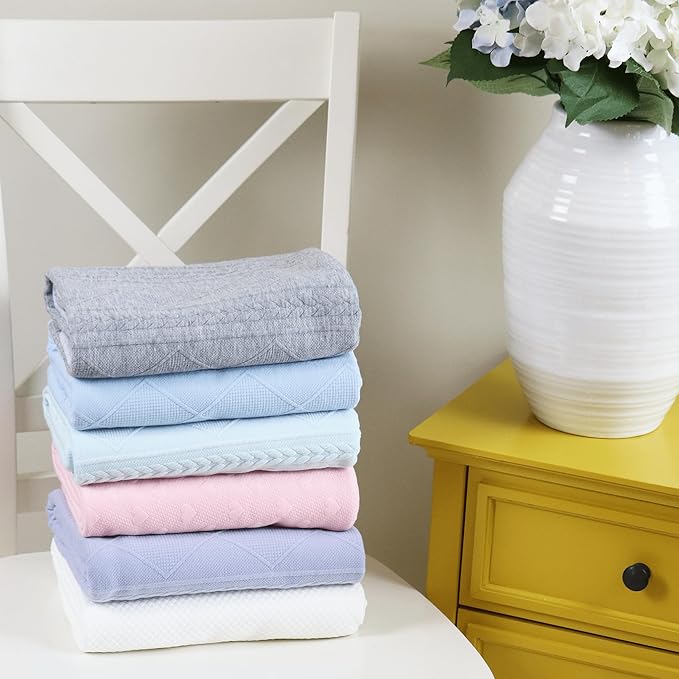 GooseWaddle Luxury Knit Baby Blanket (30”x40”), Premium Comfort from Ultra Soft Fabric That Get Softer with Use, Perfect for Any Infant Nursery, Boy or Girl, Machine Washable (Rose)