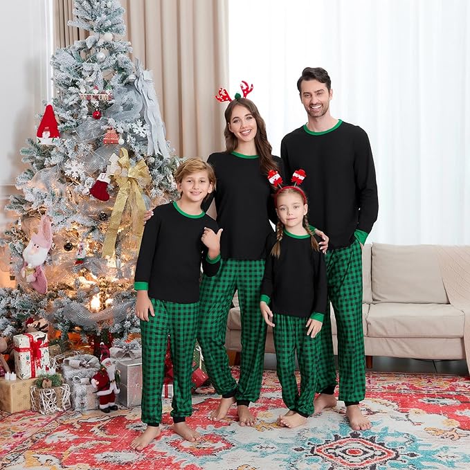 Christmas Pajamas for Family Matching Family Christmas Pajamas Set PJS Holiday Xmas Family Jammies Sleepwear