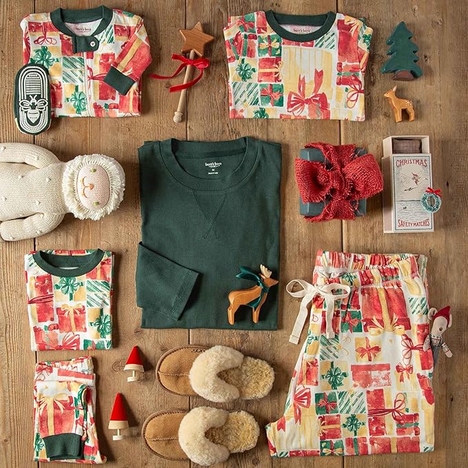 Burt's Bees Baby Baby Family Jammies Matching Holiday Organic Cotton Pajamas