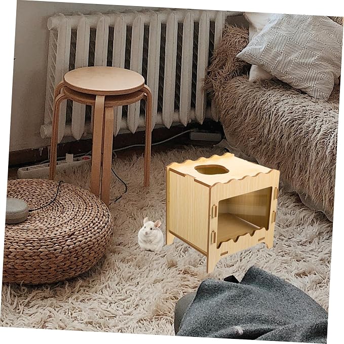 HANABASS Small Animals Digging Toy for Hamsters Gerbils Guinea Pigs Interactive Hideout Tunnel for Boredom Relief and Playtime Fun Sleeping Cage Accessory
