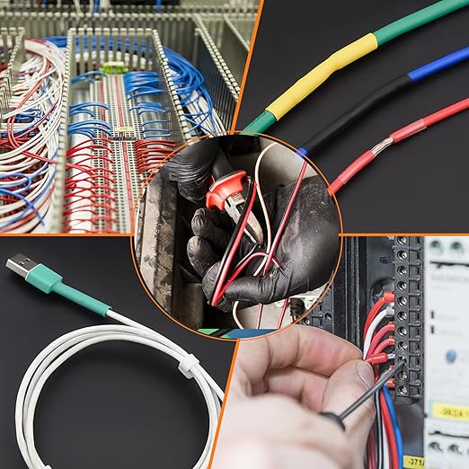 ASHINER Heat Shrink Tubing Kit - 580Pcs EVA Material in 6 Colors and 11 Sizes - Ideal for Electrical Insulation, Repairs, and Wire Connectors with User-Friendly Design and Storage Case