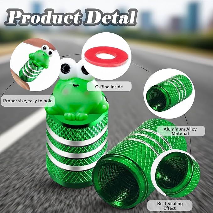 4Pack Dog Tire Valve Stem Caps Cute 3D Resin Animal Tire Air Caps | Cute Car Accessories Decor,Universal for Car,SUV,Bike,Motorcycle,Bicycle,Dog Gifts for Women Men Dogs lover