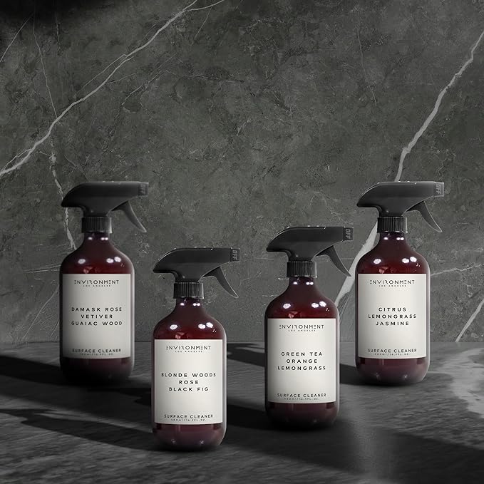 ENVIRONMENT Inspired by Designer Perfume CN5 Surface Cleaner, 16oz Luxury Surface Cleaner (Neroli | Ylang | Bergamot) Home Essentials, Scented Cleaning Products, Vegan & Cruelty-Free