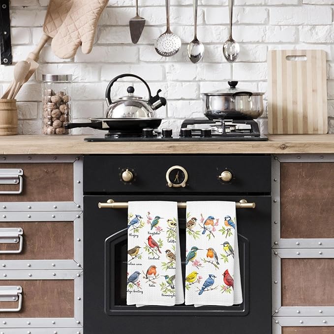 Bird Gifts Kitchen Towels, Gifts for Bird Lovers Women, Birds Birder Dish Towels for Kitchen,Birds Decorative Hand Towels for Bathroom
