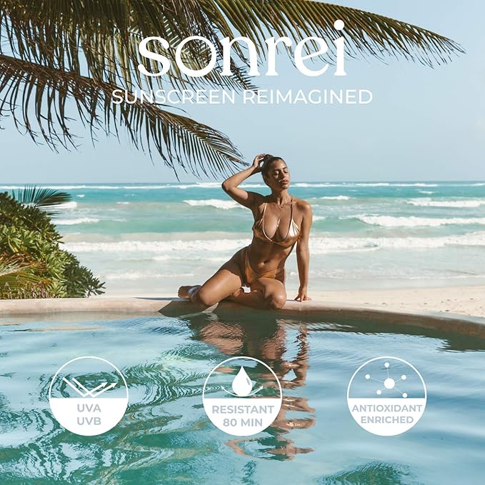 Sonrei Clearly Zinq Mineral Gel Sunscreen SPF 60 – 24% Non-Nano Zinc Oxide, Broad Spectrum UVA/UVB, Reef Safe, Vegan, Fragrance-Free, Clear Gel for Face & Body, 3.40 Fl Oz (Pack of 2)