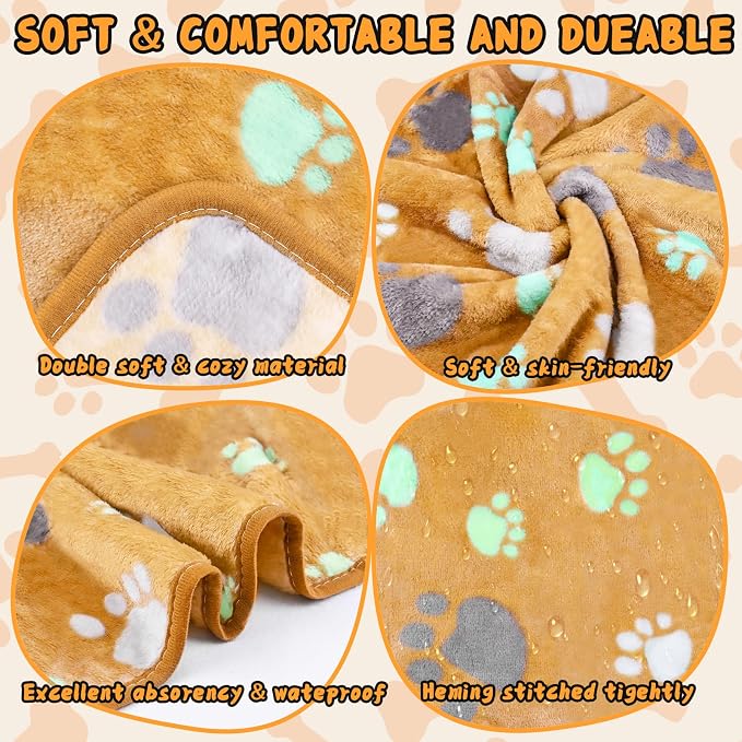YedsIntu 6 Pcs Washable Guinea Pig Blankets Absorbent Small Animal Fleece Bedding Cage Liners Reusable Pet Pee Pad Sleep Mat Pad Cover for Hamster Ferret Rabbit Chinchilla Hedgehog (Grey, 24" x 35")
