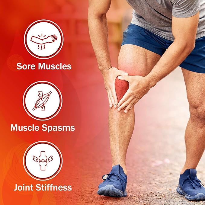 Instant Hot Compress - 24 Hot Packs for Pain Relief, Sore Muscles, Muscle Spasms, and Joint Stiffness