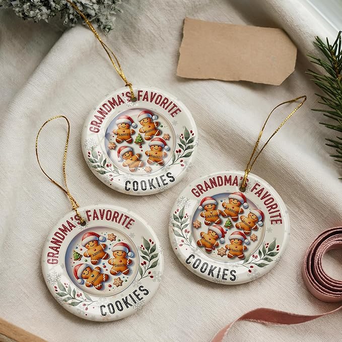 Personalized Christmas Ornament 2025 Personalized My First Christmas Ornaments Picture & Name Gift for New Mom, Dad, Grandson or Granddaughter Christmas Tree Keepsake Gift