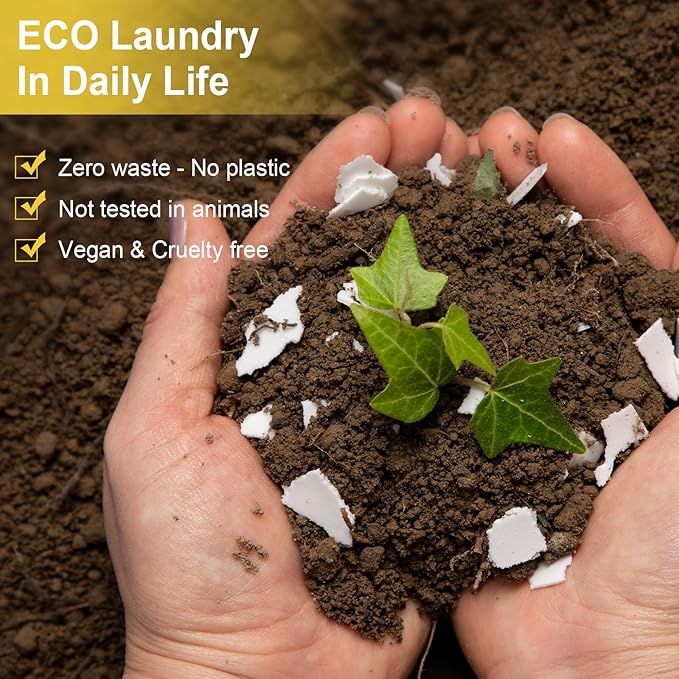 Laundry Detergent Sheets, Up To 128 Loads Champagne Scent Hypoallergenic Eco-Friendly, Biodegradable Plastic Free Liquidless Laundry Sheets Suitable for Sensitive Skin