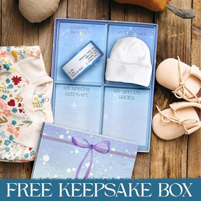 Baby Memory Book with Keepsake Box