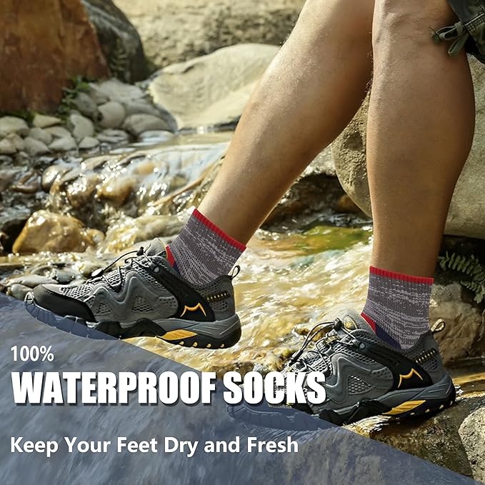 Waterproof Socks Neoprene Unisex Breathable Outdoor Sports Hiking Fishing Wading Crew/Ankle Socks