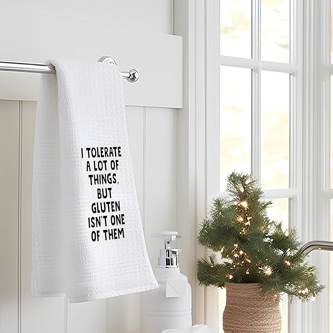 Funny Dish Towels with Saying, Tea Towels Hand Towels for Kitchen Gifts and Decor, 16x24 Inch