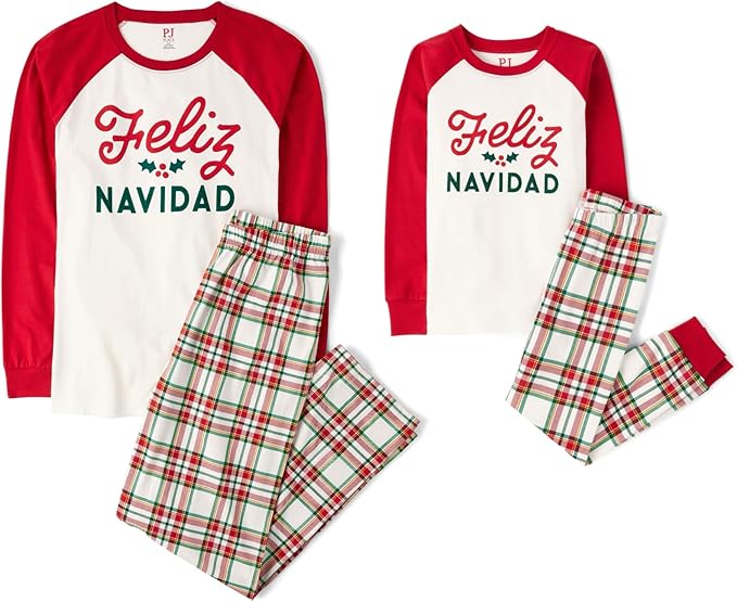 The Children’s Place Family Matching, Christmas and Holiday Pajama Sets, Cotton